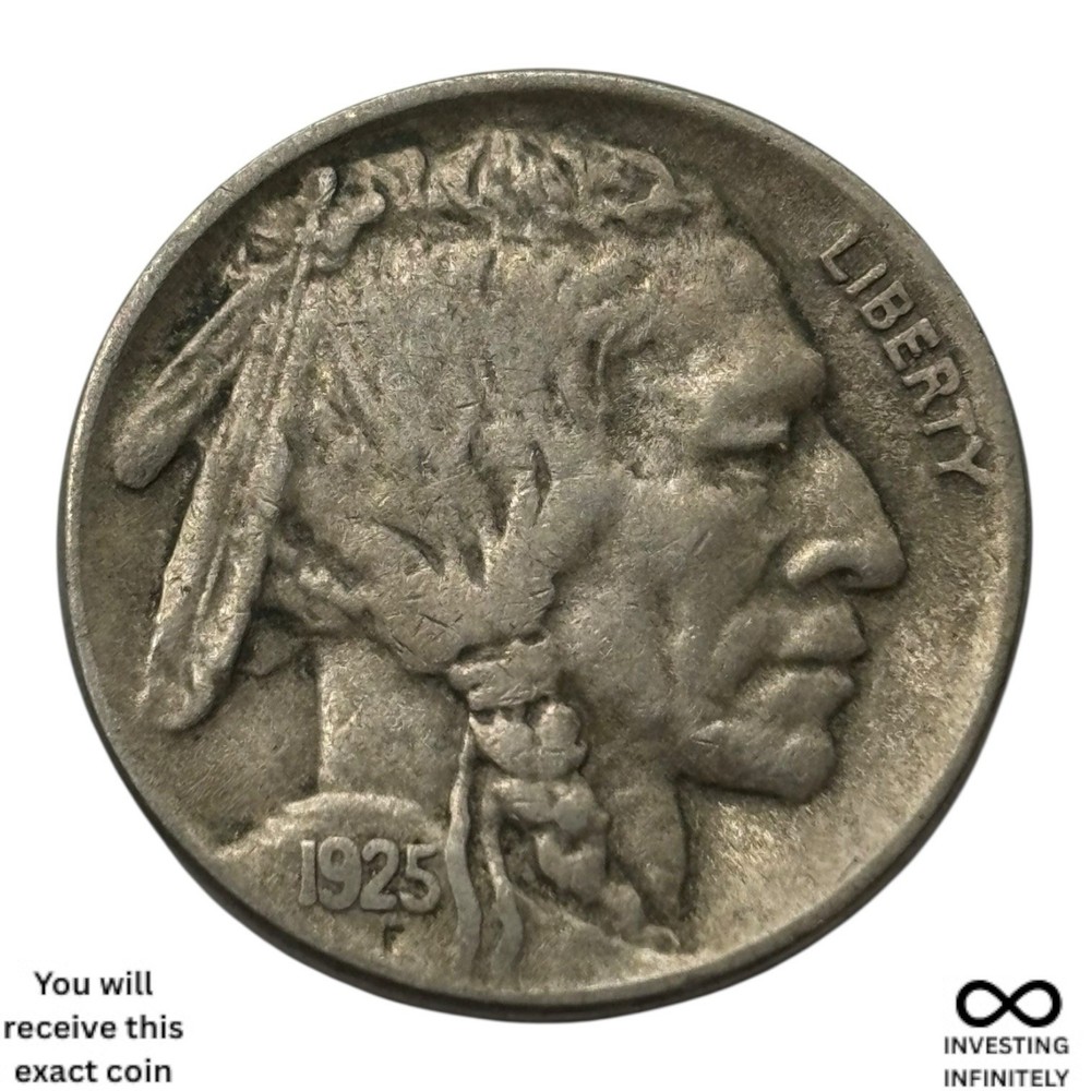 1925 Buffalo Nickel X-950