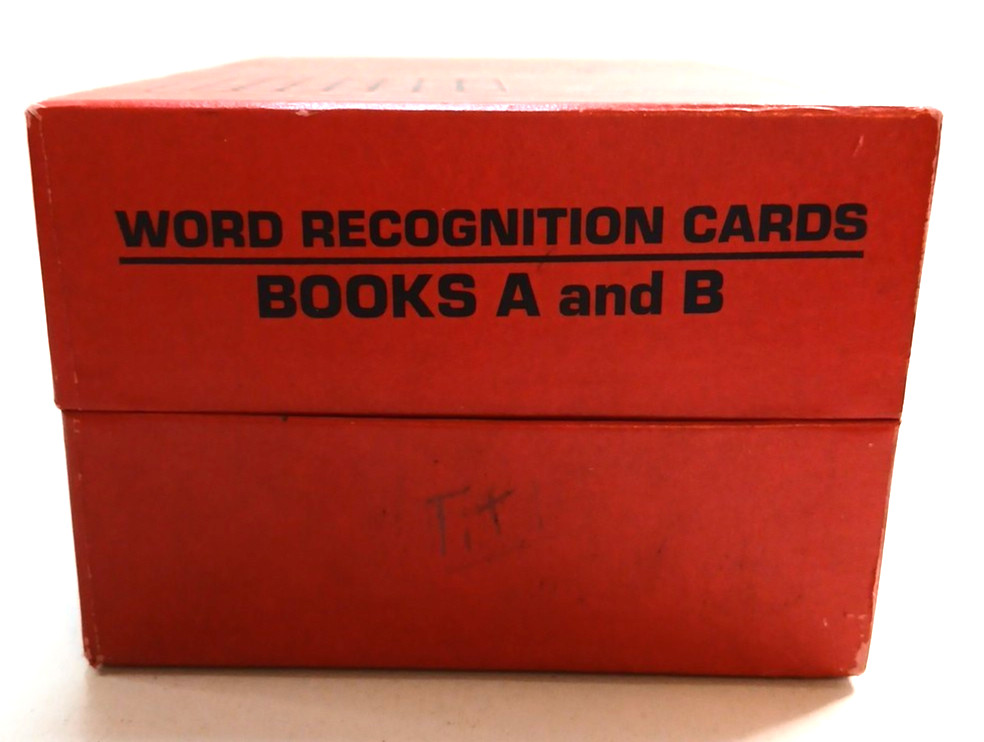 Lippincott's Basic Reading A & B Word Recoognition Cards Incomplete