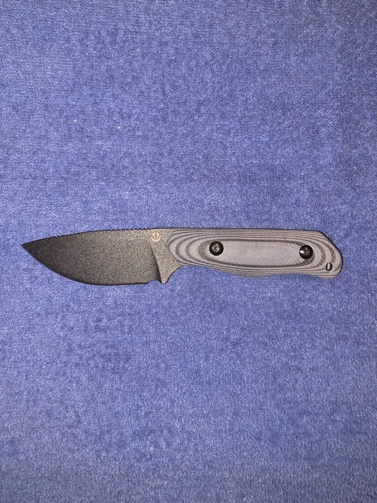Warpath Blades Kitchi Black With Gray Handle