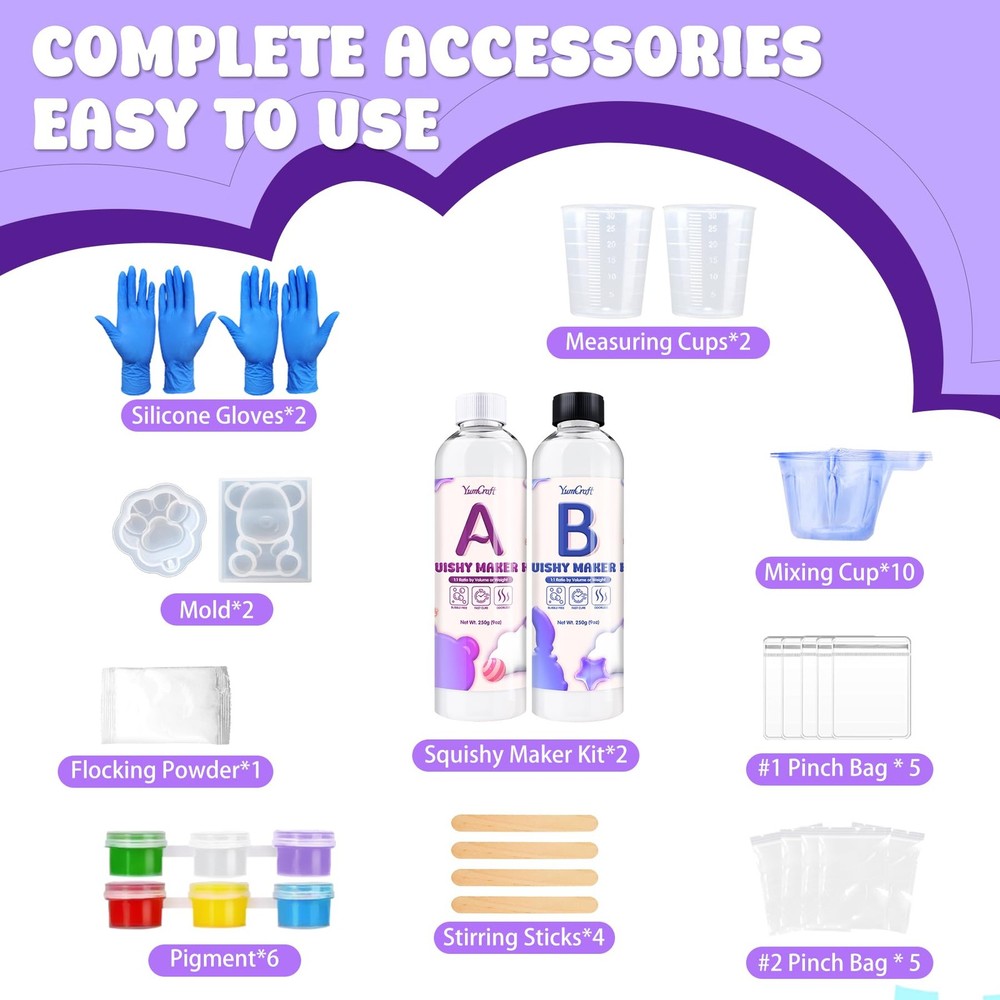 Liquid Silicone for Squishy Maker, 18oz Rubber Taba