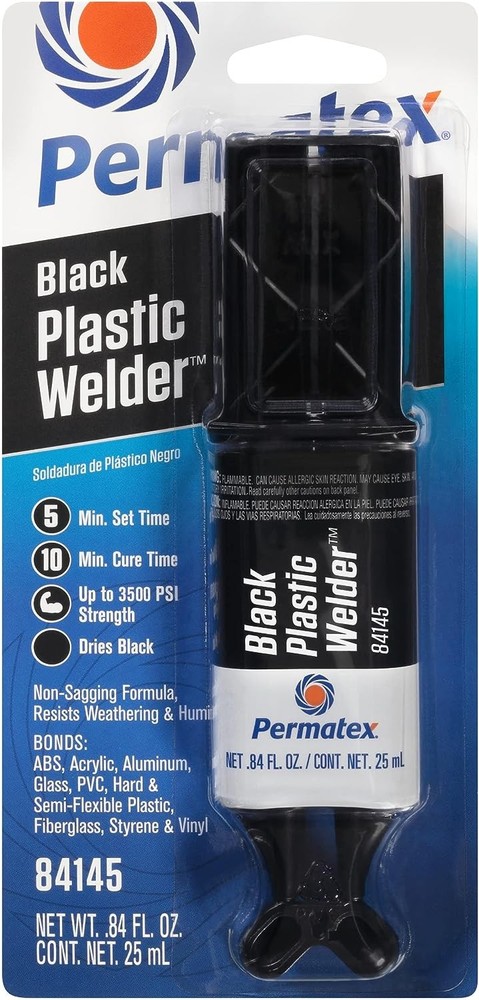 Permatex 84145 Permapoxy Black Plastic Weld - 0.84 fl. oz.