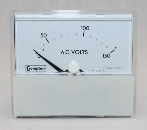 Crompton 223-02 VA-PZPZ Panel Meter