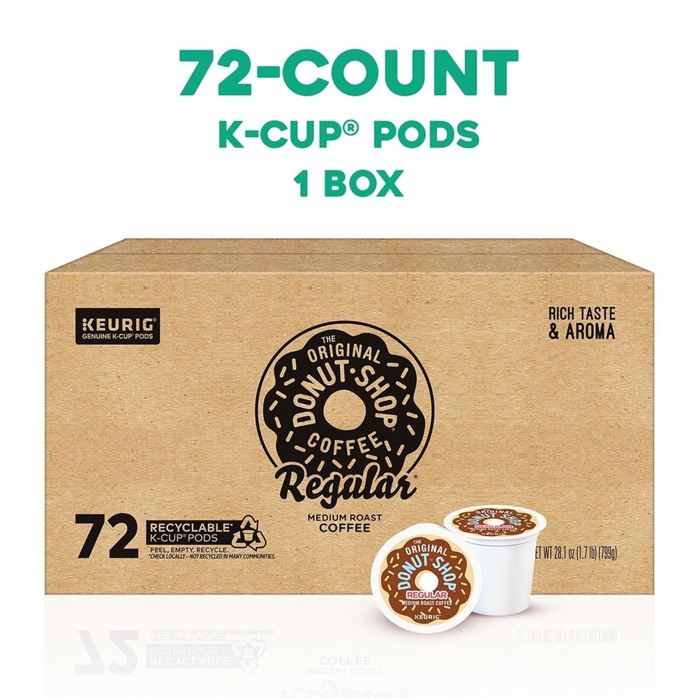 The Original Donut Shop Regular | Medium Roast | 72 Count