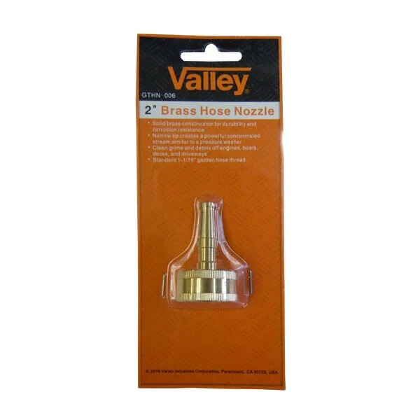 VALLEY 2" SOLID BRASS SWEEPER NOZZLE