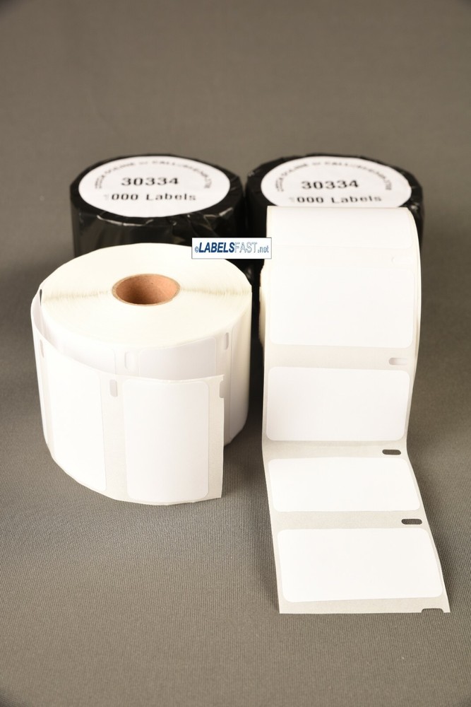 2 Rolls - Compatible DYMO 30334 - 1,000 Labels/Roll