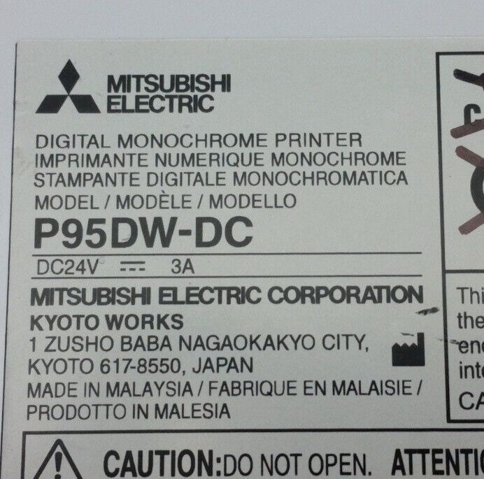 Mitsubishi P95DW-DC Compact Digital Monochrome Printer