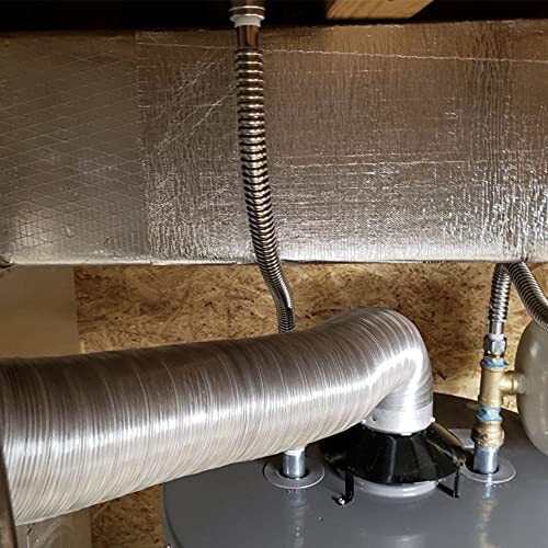 Aluminized Heat Shield Adhesive Backed Heat Barrier Insulation Wrap Reflective