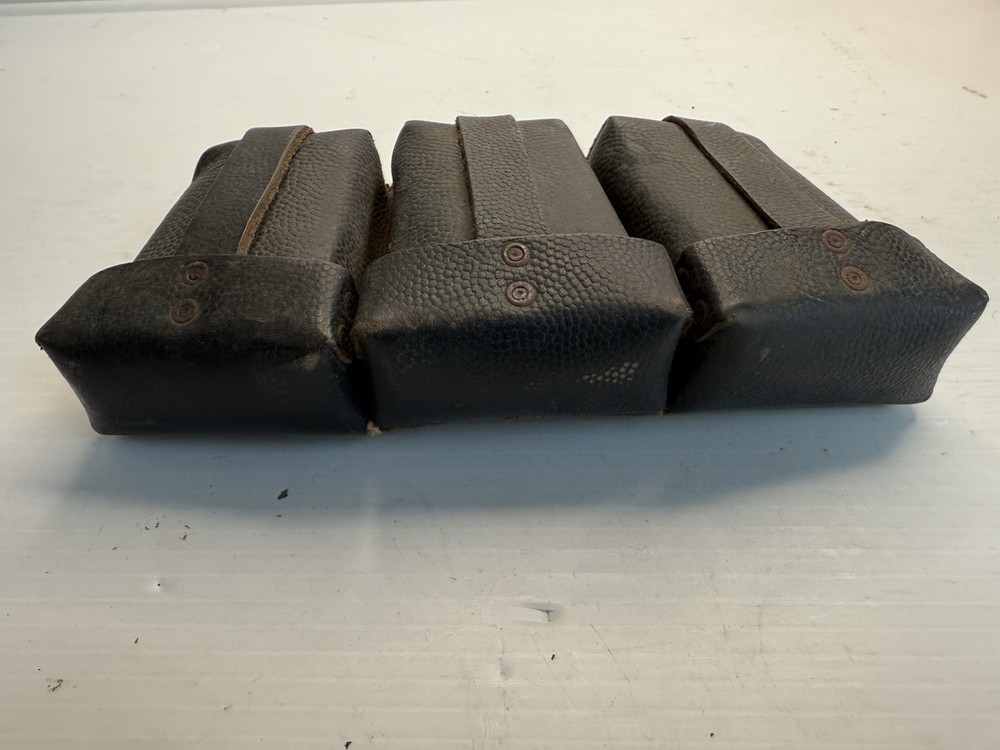 Original WWII German 98k Mauser Ammunition Pouch Riveted Model