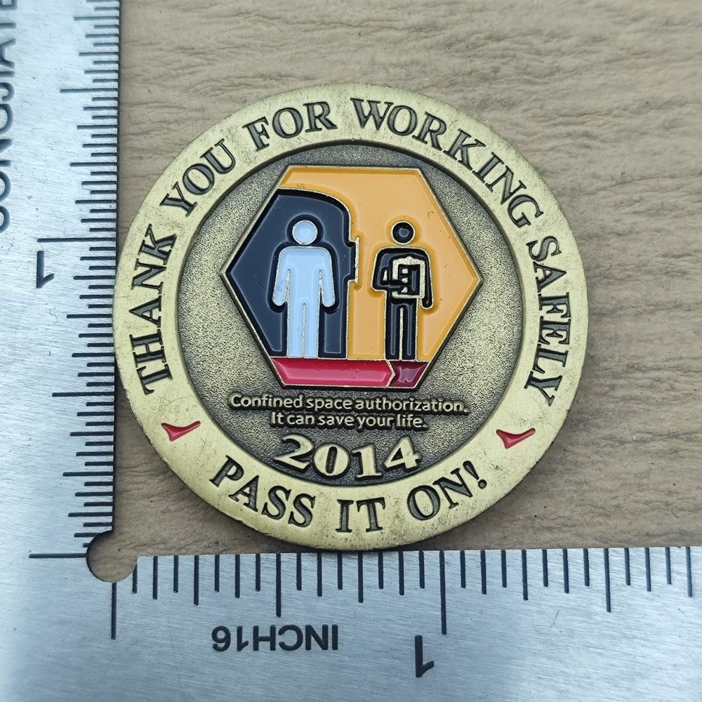 Conocophillips Safety Recognition Award Challenge Coin