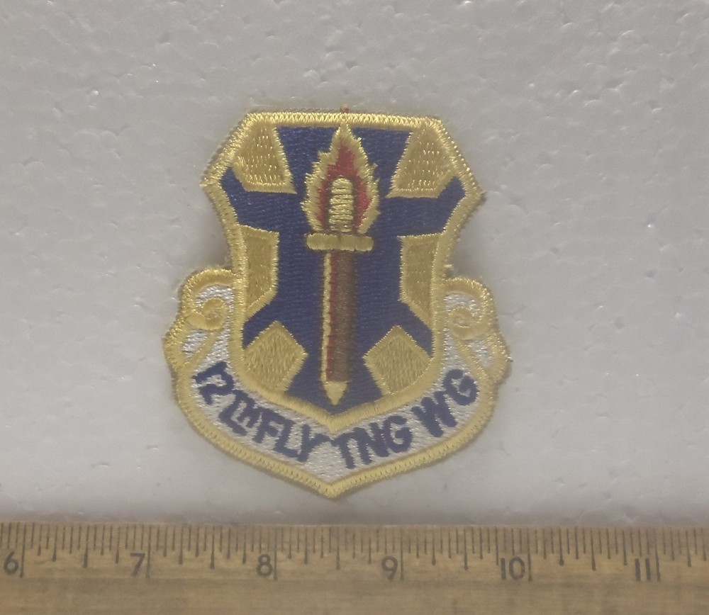 US Air Force - 12th Flying Training Wing Embroidered Patch