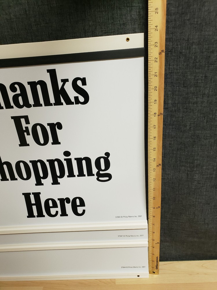 Marlboro RJ Reynolds Store Pricing Sign