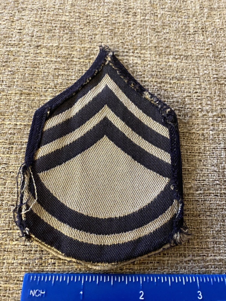WWII US ARMY Technical Sergeant Enlisted Rank Patch INV9433