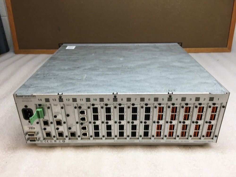 Biamp Systems Tesira SERVER-IO Digital Network Signal Processor DSP w/ 12 Cards