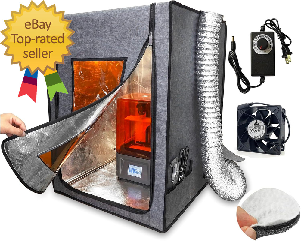 Multifunctional 3D Printer Enclosure W/Adjustable Ventilation Kit Eliminate