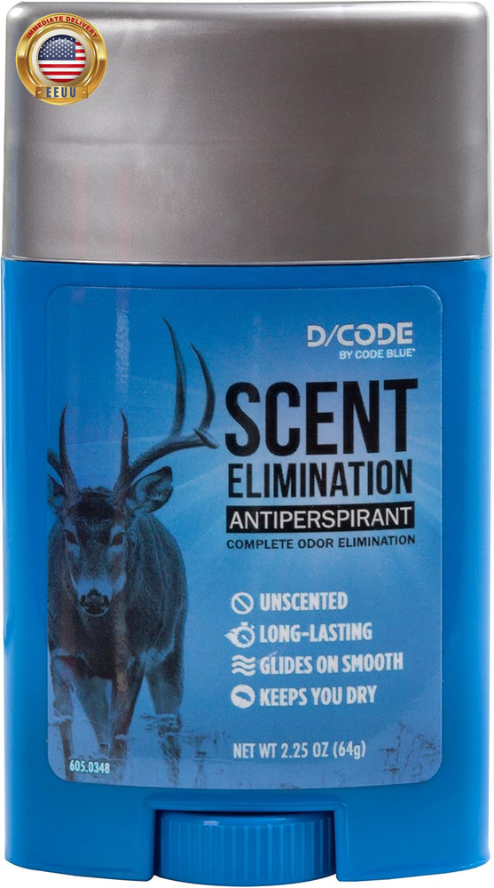 Scent Elimination Antiperspirant, Unscented, 2.25 Oz ⭐️⭐️⭐️⭐️⭐️
