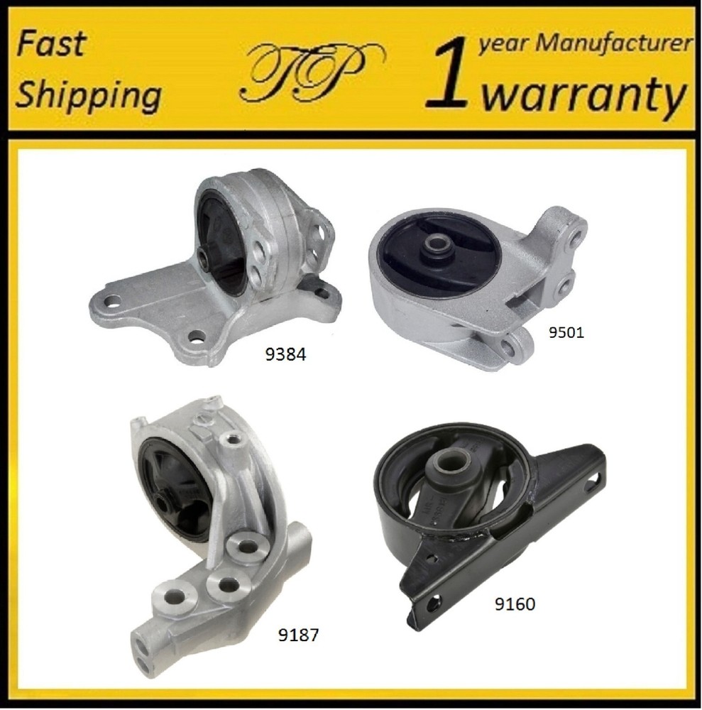 4 PCS Motor & Trans Mount For 2000-2005 Mitsubishi Eclipse 3.0L - Auto Trans