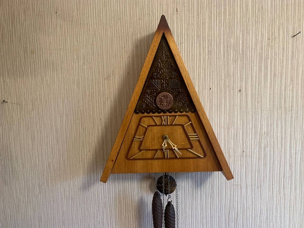 Soviet Vintage Cuckoo clock, USSR clock, Soviet working clock, Mechanical clock