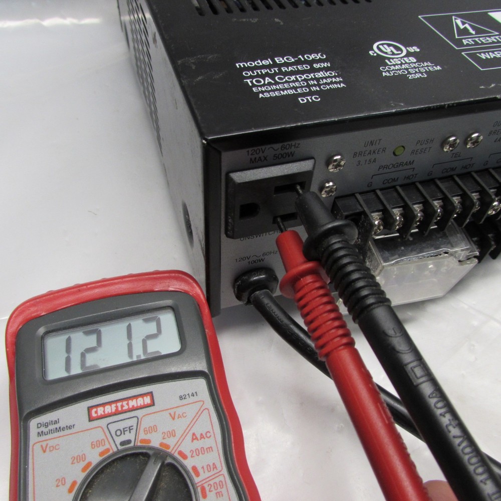 TOA Integrated Amplifier BG-1060