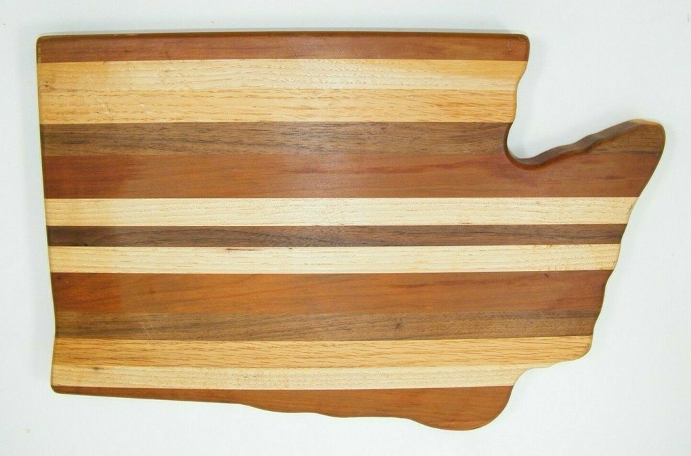 WASHINGTON STATE SHAPED CUTTING / SERVING BOARD 19" X 13"