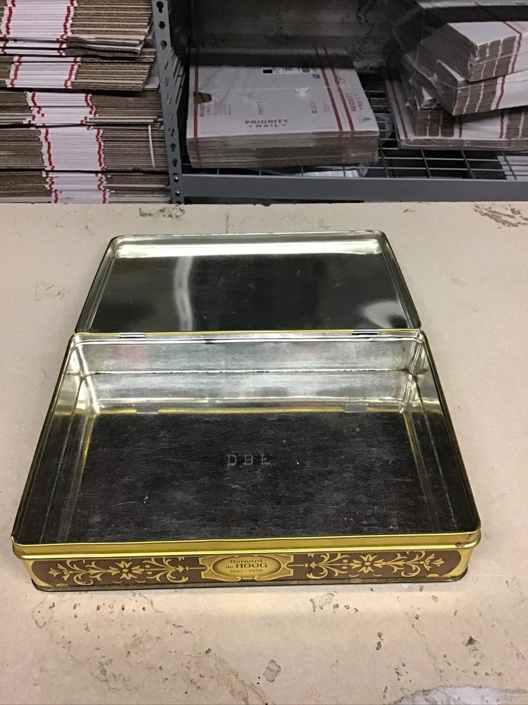 Vintage Biscuit Tin Bernard de Hoog DBF