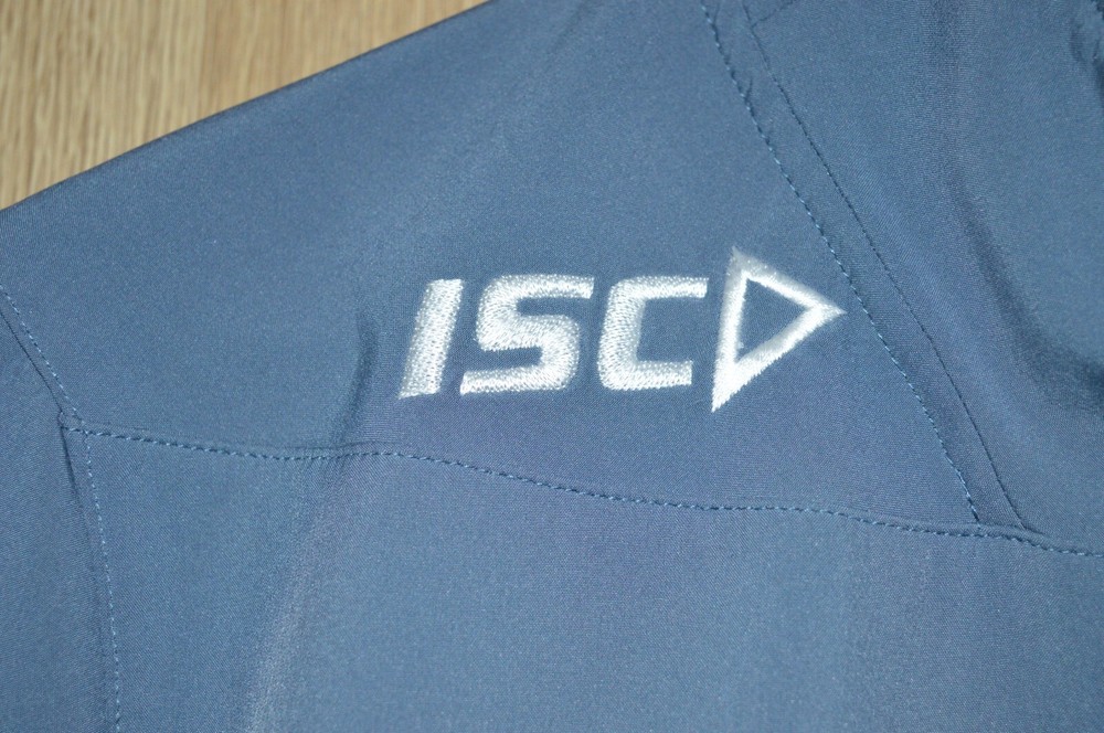 ISC Warrington Wolves ISC Full Zip Lined Grey Jacket - Small S