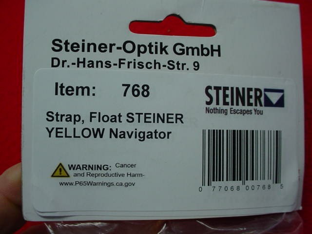 Steiner- #768- Floating Binocular Strap - New !!