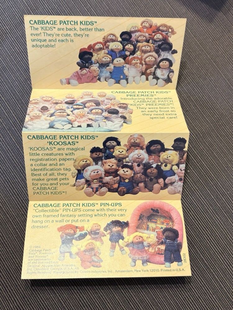 2 Cabbage Patch Kids, Wai Cosa Valley Cosa’s Identification Certificates