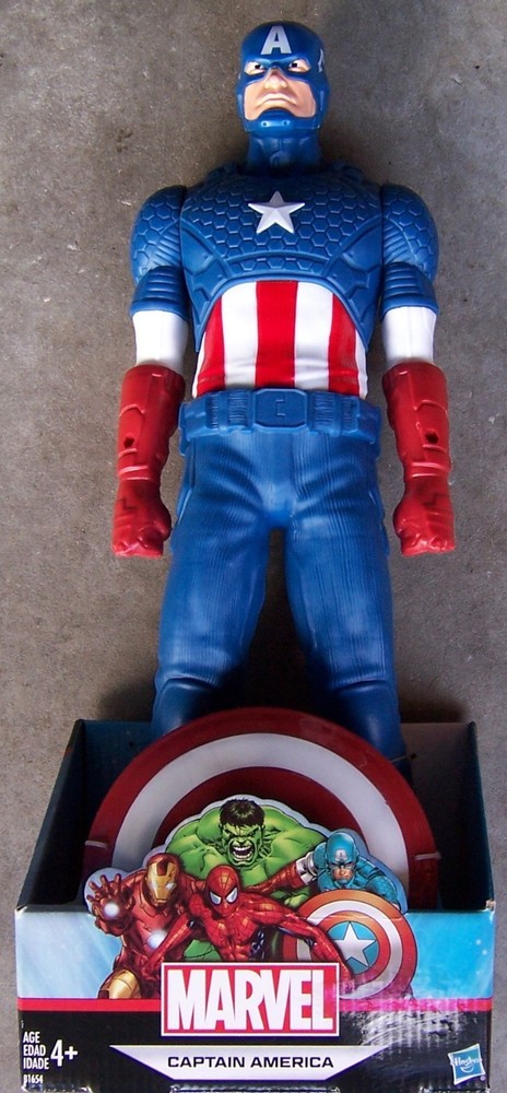 2015 Marvel Comics Titan Hero Series 20" CAPTAIN AMERICA  HASBRO