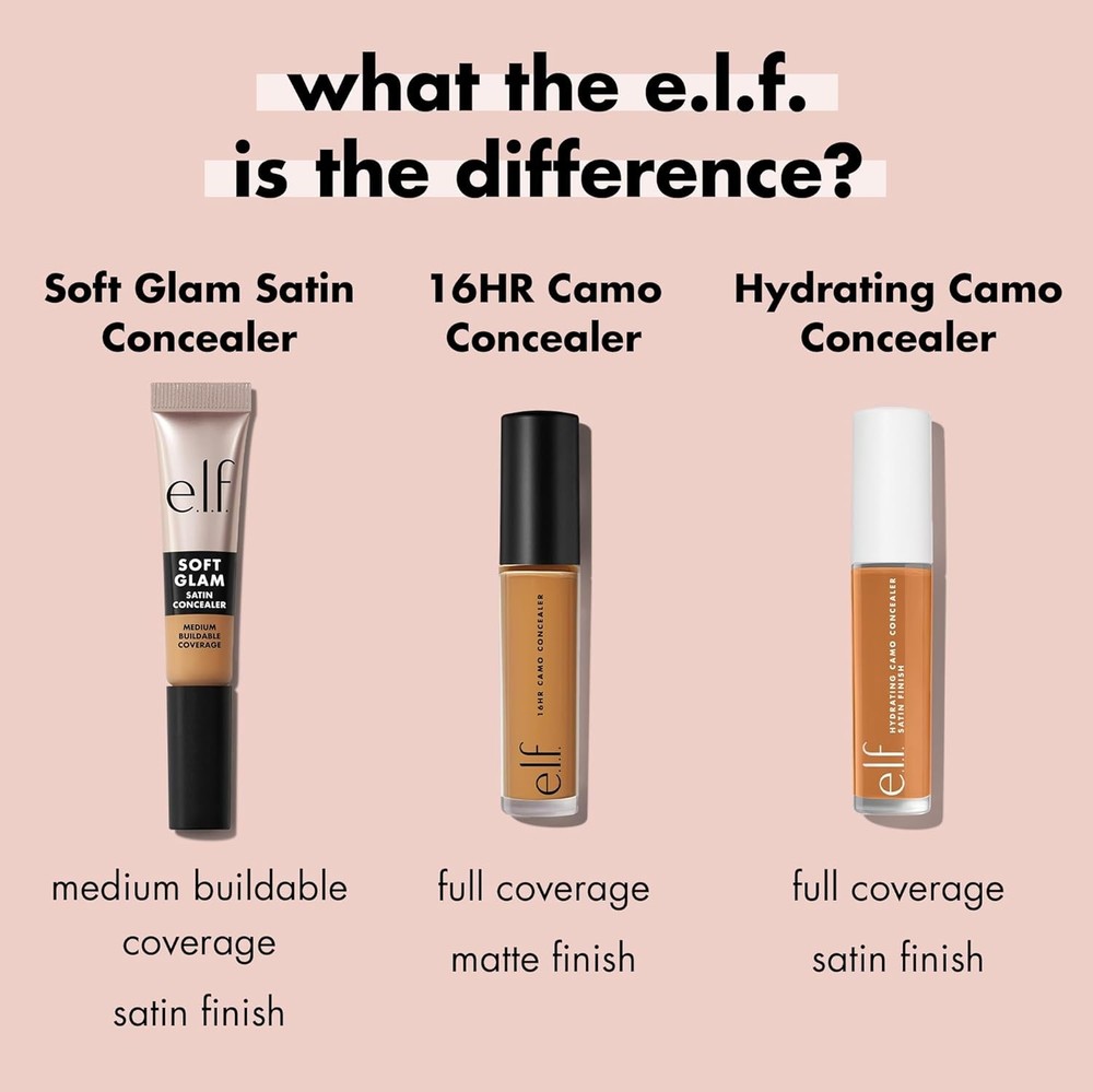Soft Glam Satin Concealer, Medium Coverage, Vegan, 11 Fair Neutral
