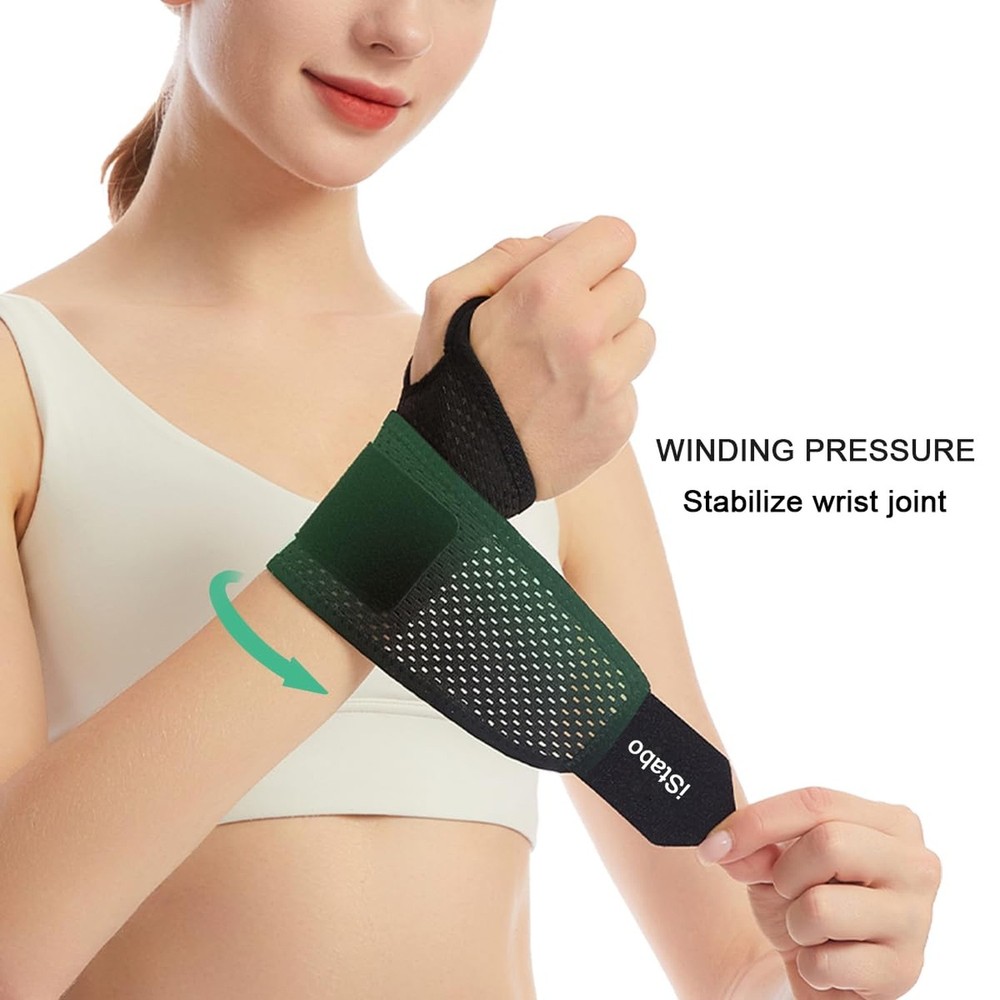 Ultra Thin Mesh Wrist Strap Brace Support for Workouts & Daily Use, Carpal Tu...