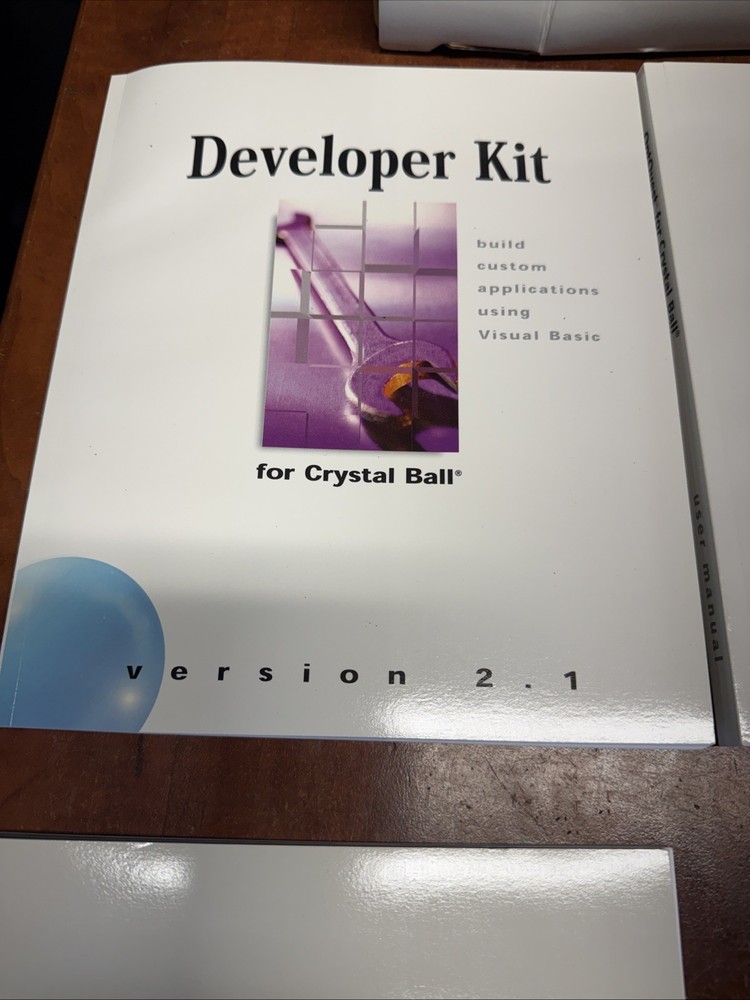 Decisioneering Crystal Ball Software Windows Version 4.0g Tutorials CD Books