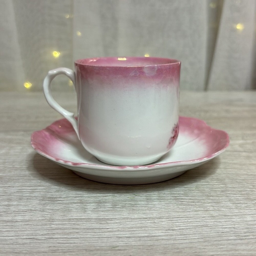 Rose Teacup & Saucer