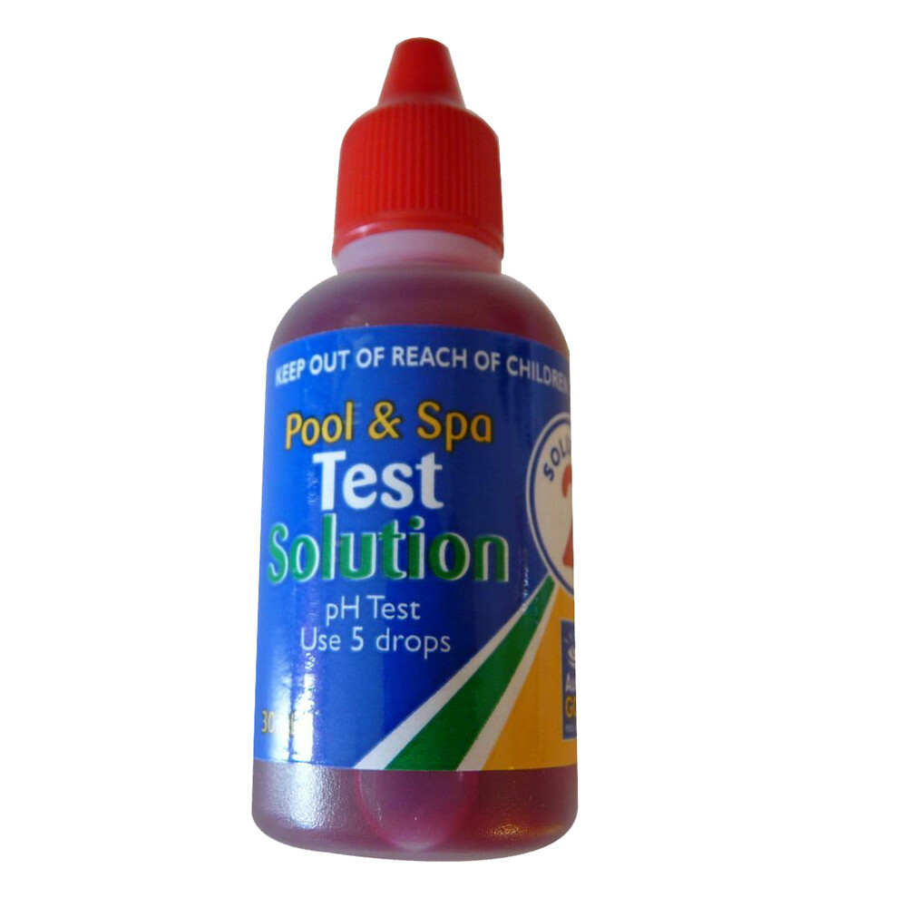 Aussie Gold PH Test Phenol Red Solution NO.2 - Suits 4in1 Pool Test Kit