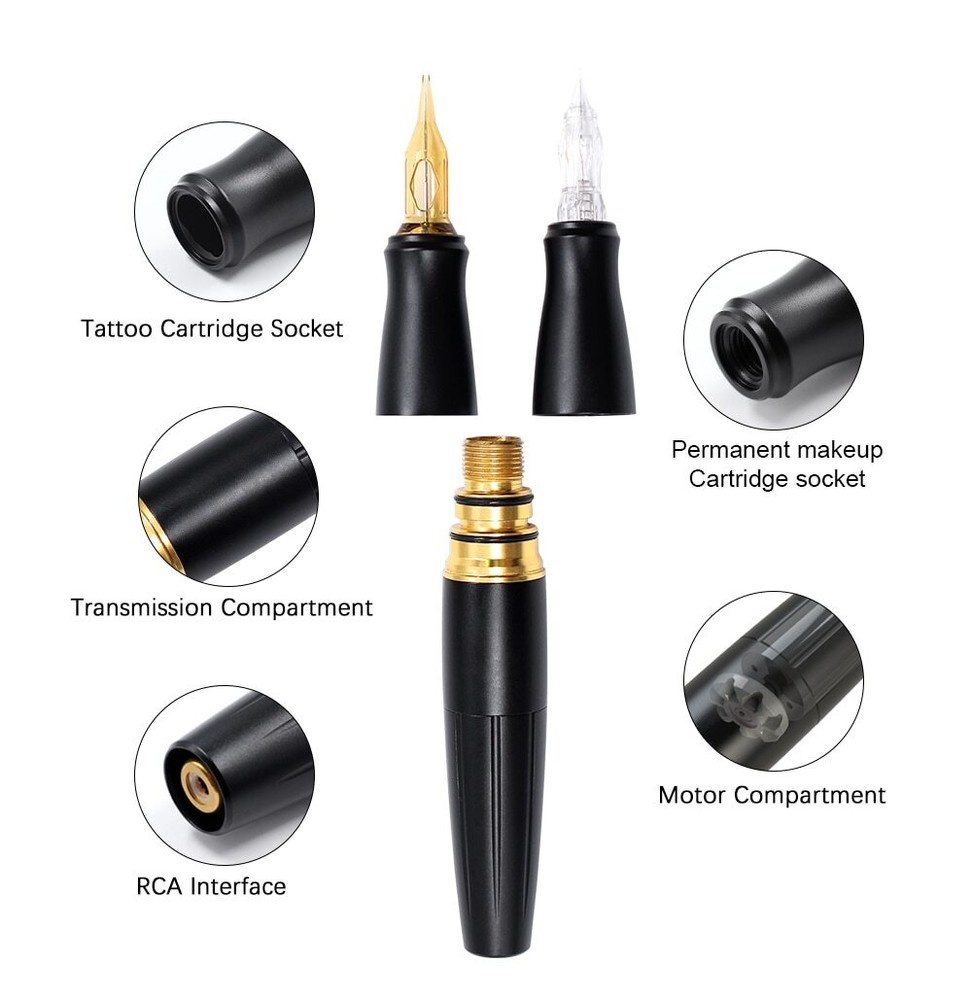 Biomaser PMU MACHINE Kit Permanent Makeup Cosmetic Tattoo Needles