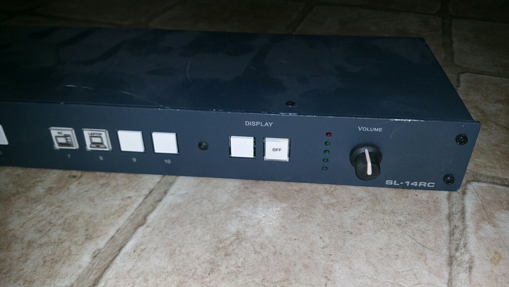 Kramer Electronics SL-14RC 16-Port Master Room Controller box module pc laptop