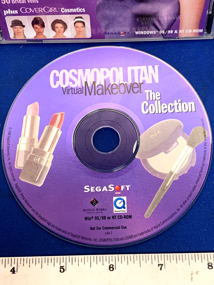 Cosmopolitan Virtual Makeover The Collection (PC WIN 95/98 & NT CD-ROM)