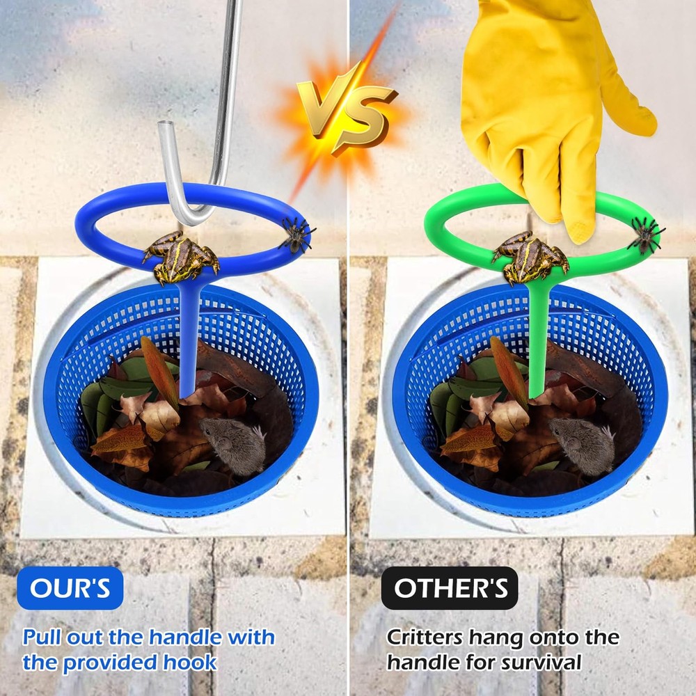 Universal Pool Skimmer Basket Handle Hook for Inground Pools