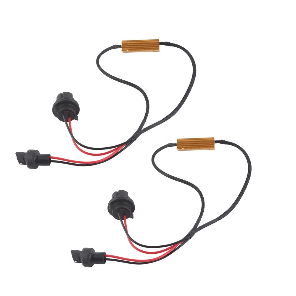 Wire LED Resistor Canceler Error Decoder 7440 Harness Front Turn Signal Lamp