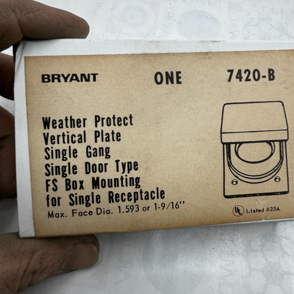 Bryant NSB 7420-B Wallplates and Switch Accessories EA ⭐