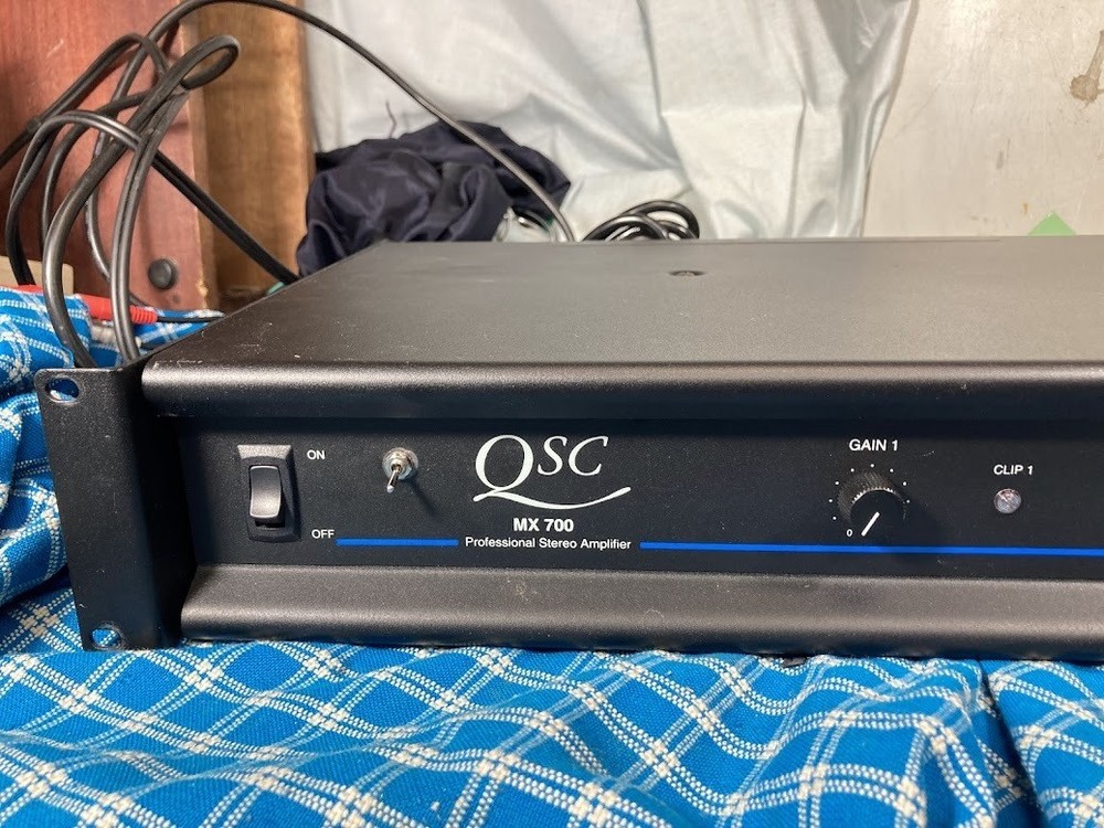 Qsc Mx-700 Power Amplifier Home Use Tested