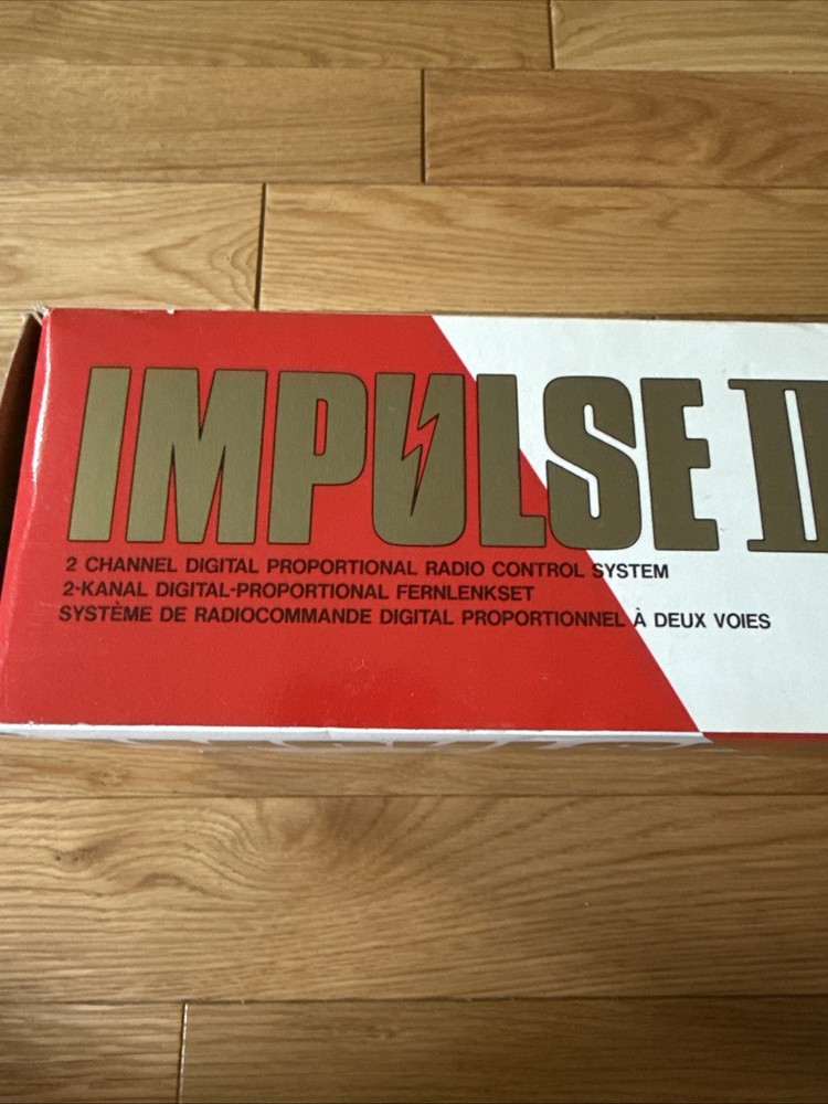 Kyosho Impulse II RC Transmitter w/ Box & Manual | Untested | 26.995 MHz