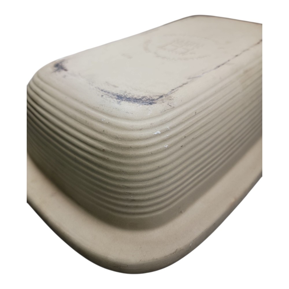 Pampered Chef Stoneware Rectangular Baker 9” x 13” Lasagna EUC Unglazed