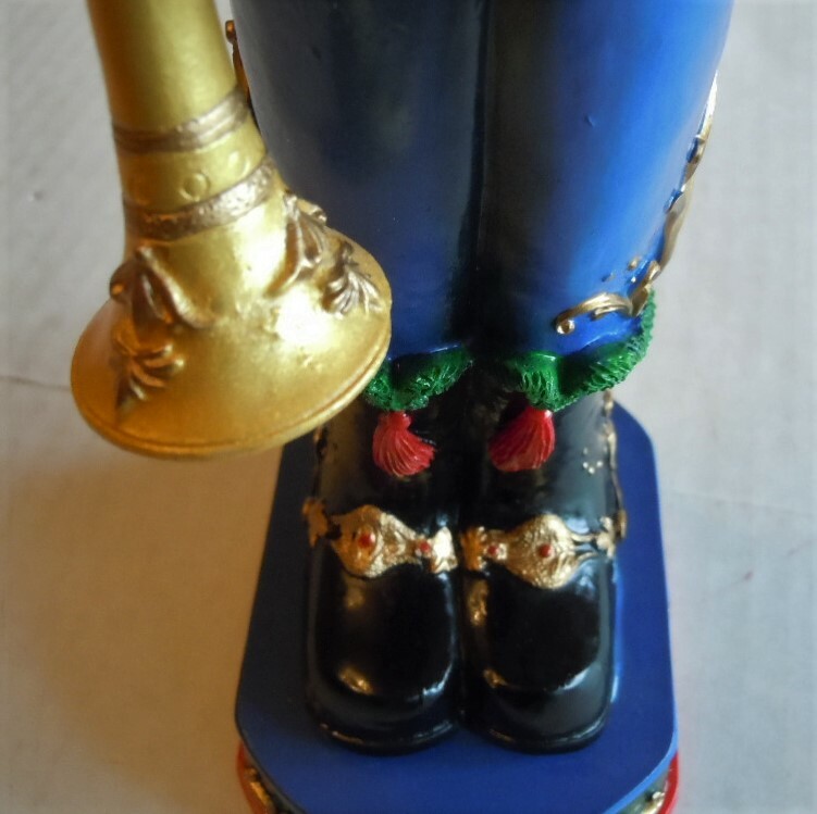 13" Poly Nutcracker with Herald's Trumpet