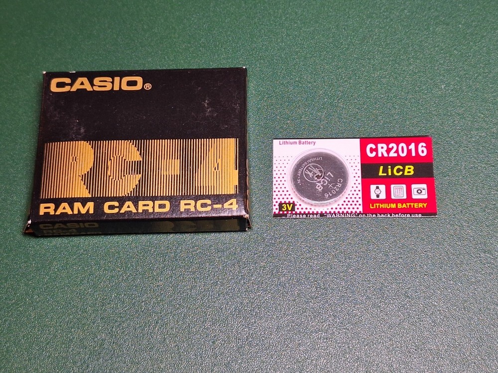 Casio Memory Module RC-4 For Calculators - New