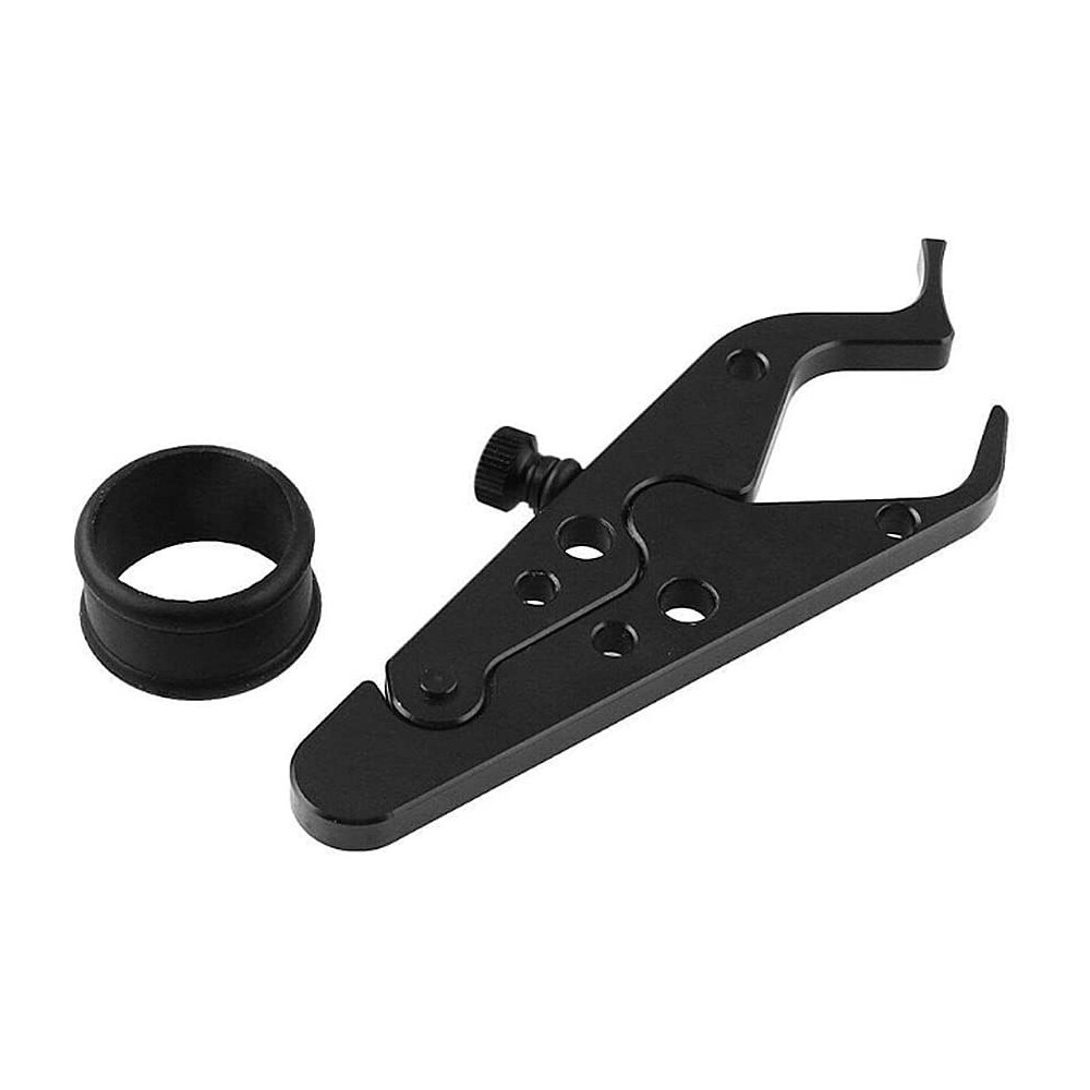 Universal FOR Motorcycle Throttle Lock Cruise Control, Black Aluminum