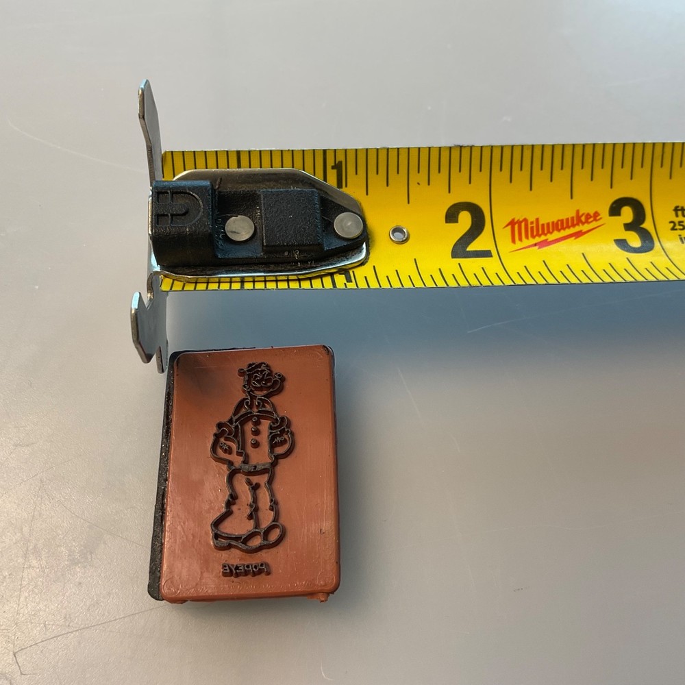 Vintage 1980’s Popeye Stamp plastic back