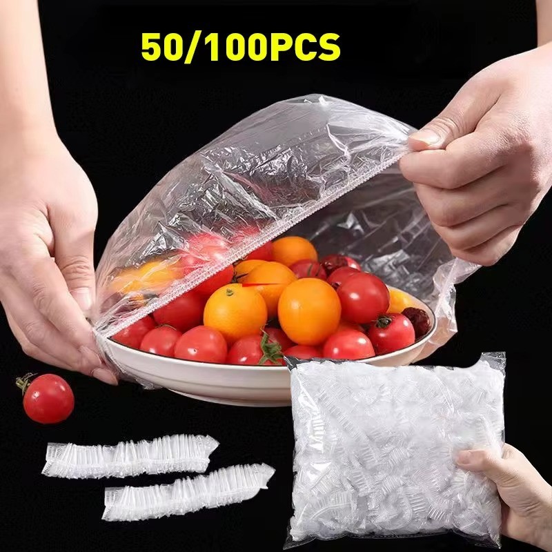 Reusable Elastic Food Covers Plastic Wrap Bowl Plate Lids