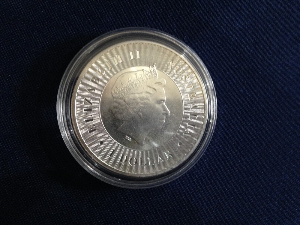 2018 Australia $1 Silver Kangaroo Gem BU One Ounce E6077