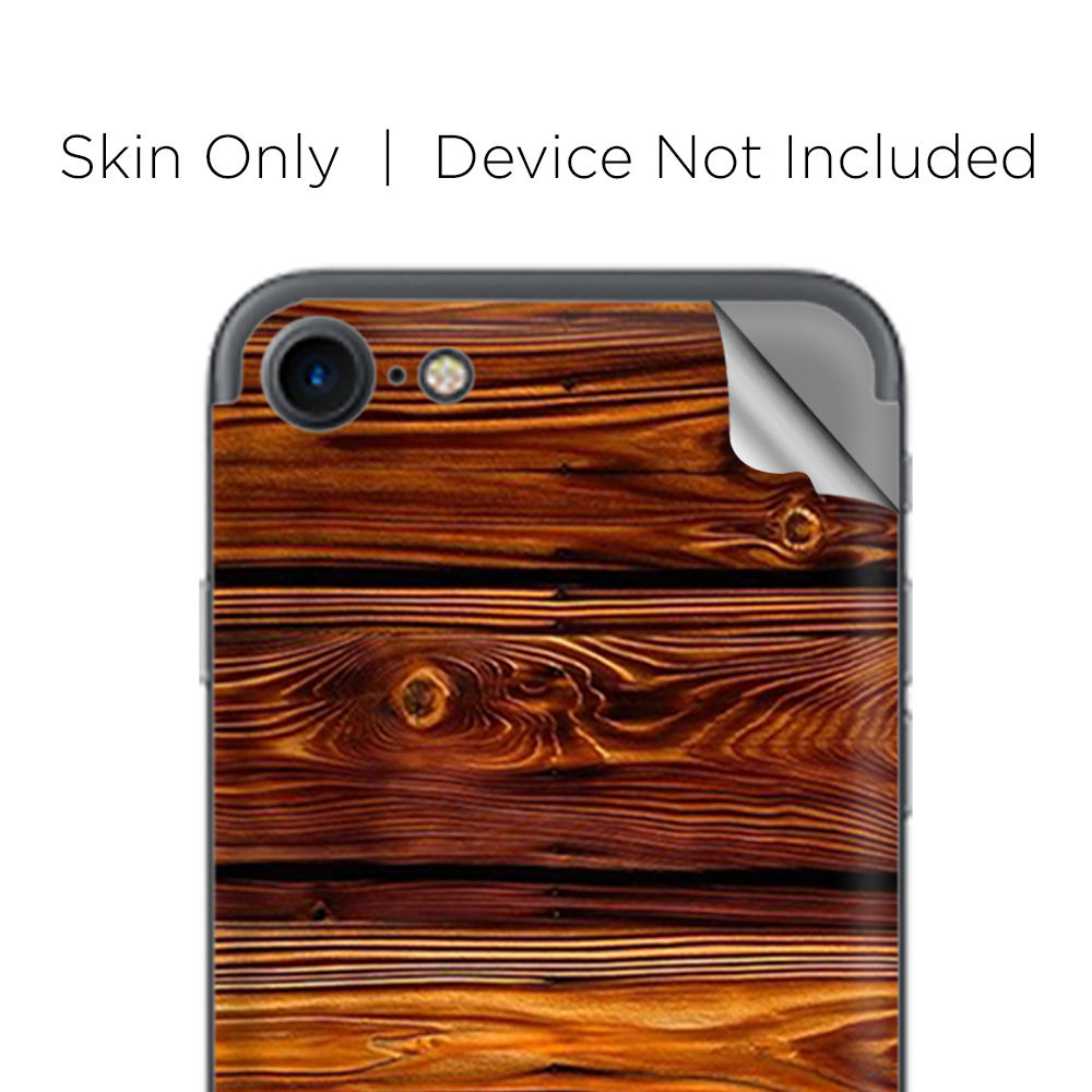 Apple iPhone 7 / 8 Skins Decal Wrap Red Deep Mahogany Wood Pattern