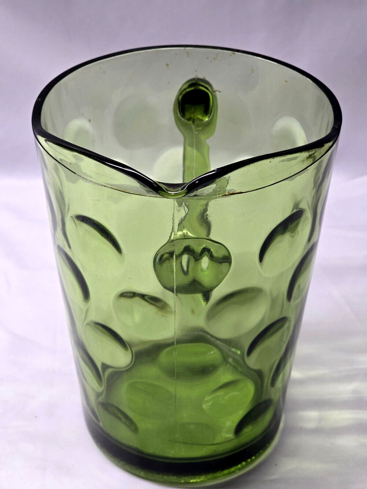 Hazel-Atlas Eldorado Avocado Glass Pitcher 54 oz